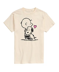 Hybrid Apparel Trendy Juniors Peanuts Hug Graphic Tee