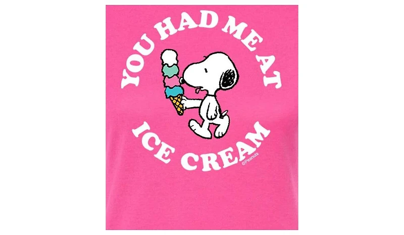 Hybrid Apparel Trendy Juniors Peanuts Summer Graphic Tee