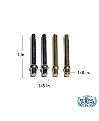 Bobby Fischer We Games Competition Cribbage Game - Solid Wood Sprint 2 Track Board with Metal Pegs