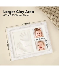 Solo Baby Hand and Footprint Kit, Keepsake Picture Frames, Handprint Newborn Girl, Boy Gifts
