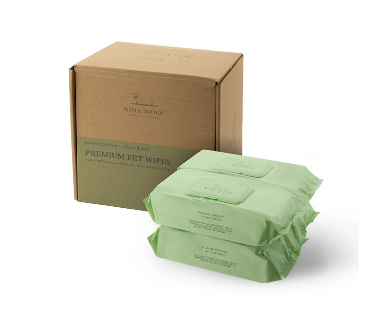 Nina Woof Dog Premium Pet Wipes