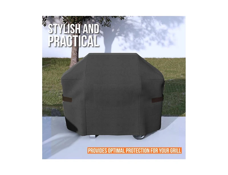 Khomo Gear Bbq Grill Cover - Black - 43" x 26" x 30" Inch