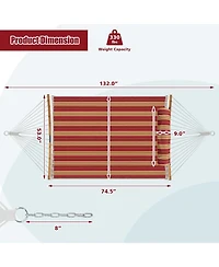 Sugift Outdoor Hammock with Detachable Pillow
