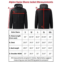Alpine Swiss Mens Sherpa Lined Parka Hooded Winter Coat Cargo Utility Jacket