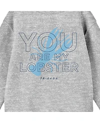 Friends Boys Tv Show You're My Lobster Youth Athletic Heather Long Sleeve Shirt