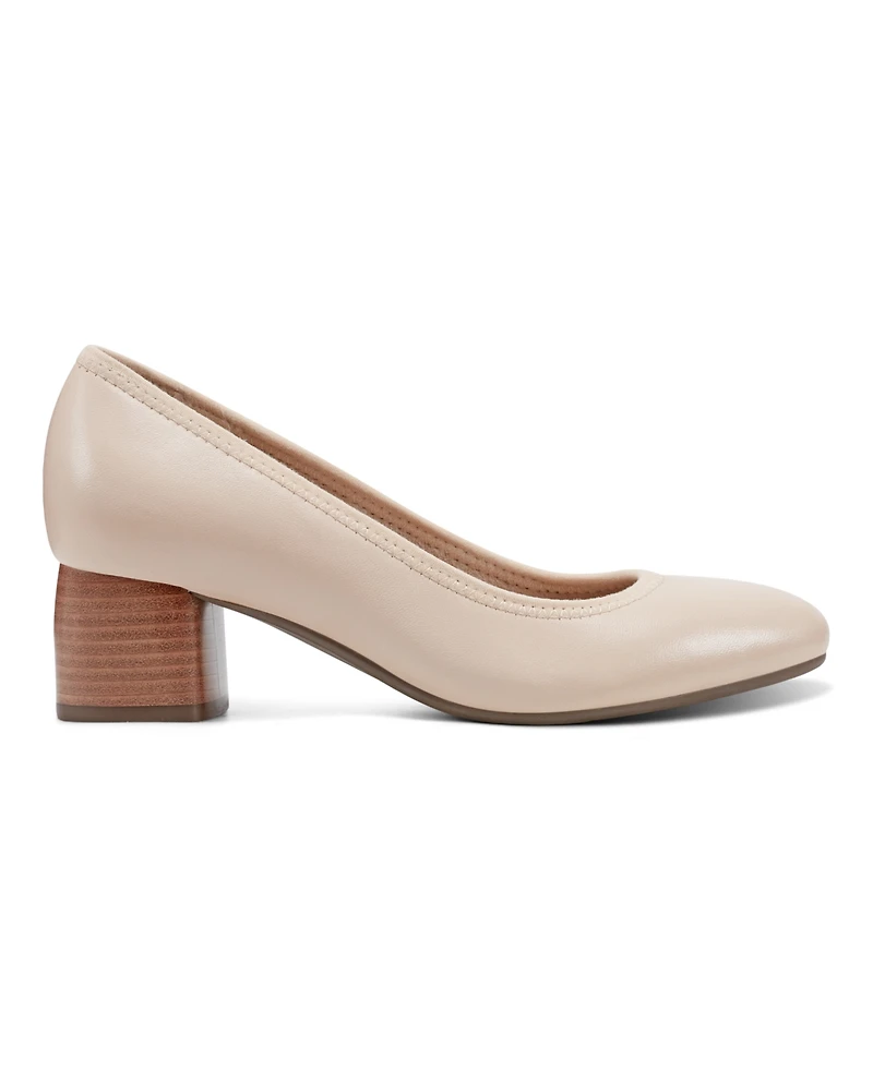 Earth Women's Rellia Block Heel Ballet Pumps