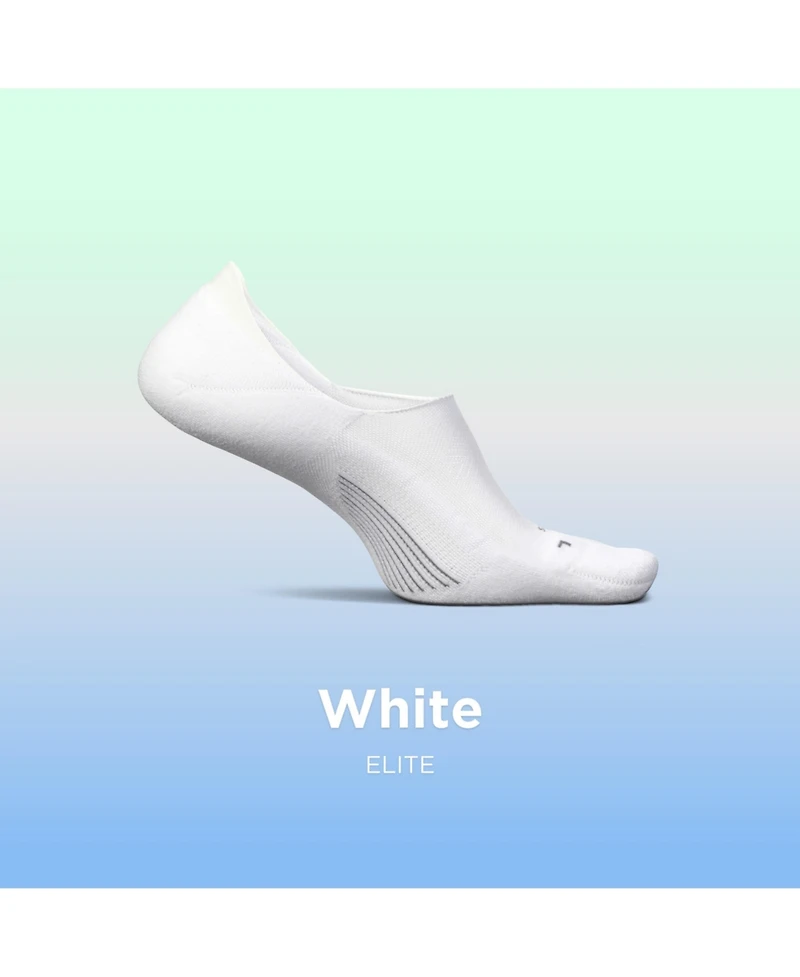 Feetures Men's Elite Light Cushion Invisible - Running Socks for Women and Men - Athletic Compression Socks - Moisture Wicking