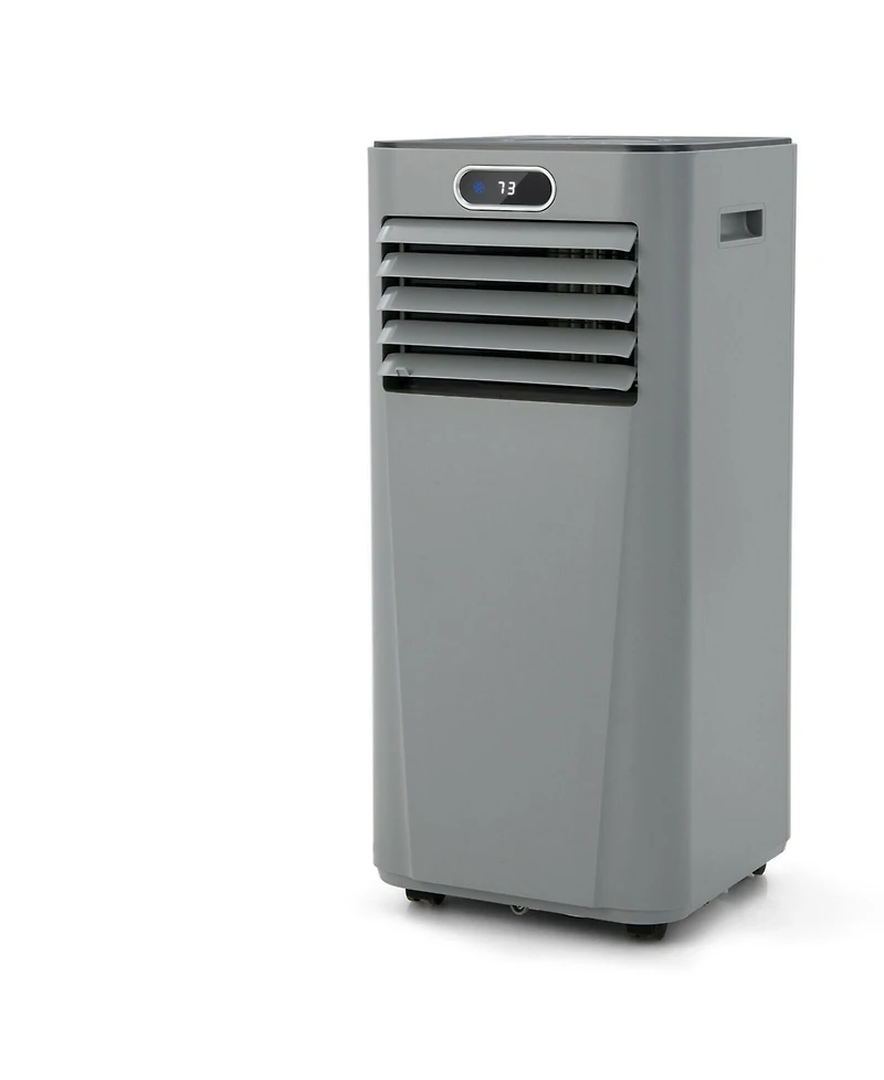 8000BTU 3-in-1 Portable Air Conditioner with Remote Control-Gray