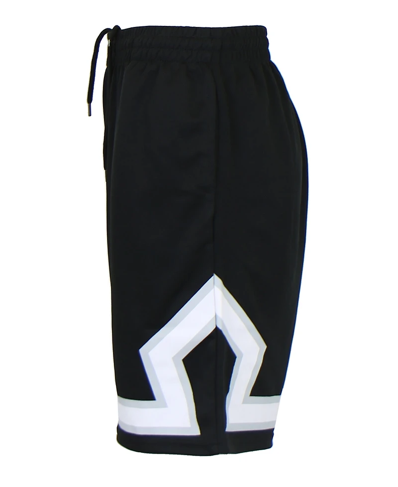 Galaxy By Harvic Men's Premium Active Moisture Wicking Workout Mesh Shorts With Trim