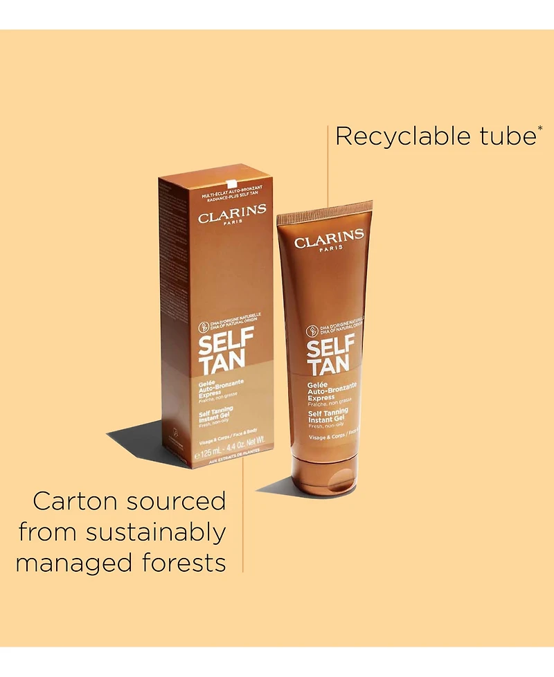 Clarins Self Tanning Face & Body Tinted Gel, 4.4 oz.