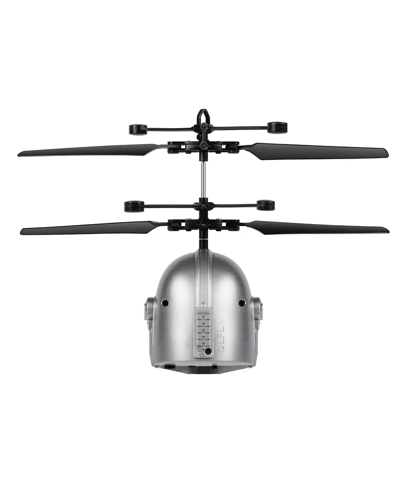 World Tech Toys Star Wars The Mandalorian Mando Helmet Sculpted Head Ufo Helicopter