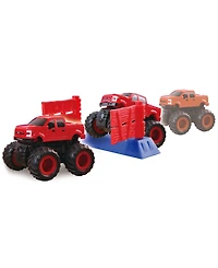 World Tech Toys 54pcs Monster Truck Mayhem Friction Play Set - 2 pack Ford