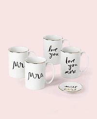 kate spade new york Bridal Party Love You Mugs, Set of 2