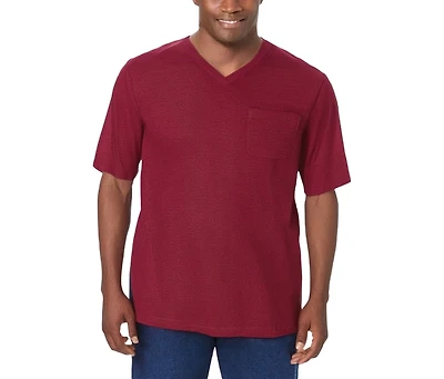 KingSize Big & Tall Shrink-Less Lightweight Longer-Length V-Neck T-Shirt