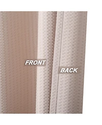 Caromio Soft Embossed Seersucker Microfiber Fabric Shower Curtain or Liner, 72" x 72"