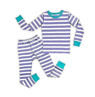 Mightly Kids Kids' Fair Trade 100% Organic Cotton Tight Fit Pajamas, 2-Piece Set