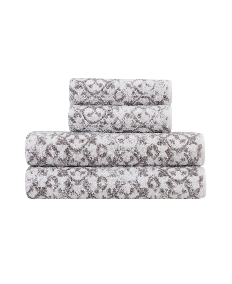 Jessica Simpson Aziza 4 Piece Bath Towel Set