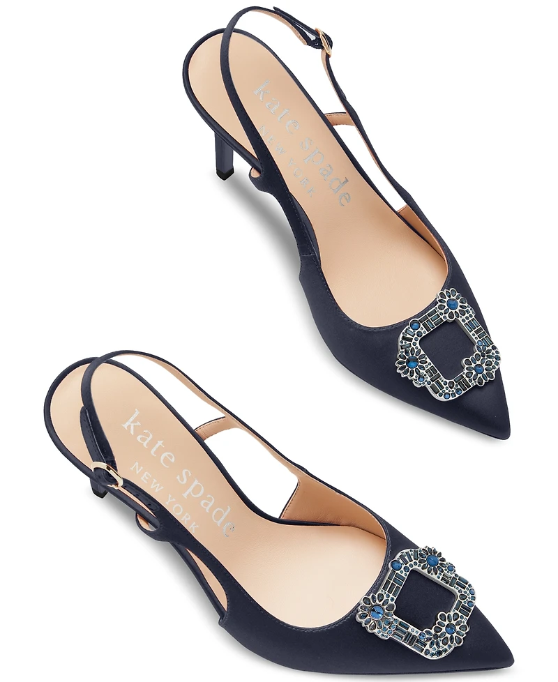 Kate Spade New York Women's Buckle Up Slingback Dress Pumps