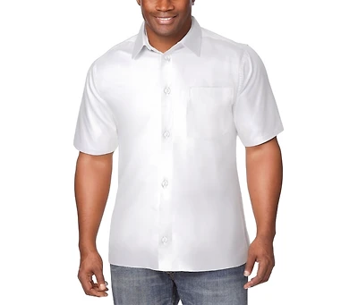 KingSize Big & Tall Wrinkle-Free Short-Sleeve Oxford Dress Shirt