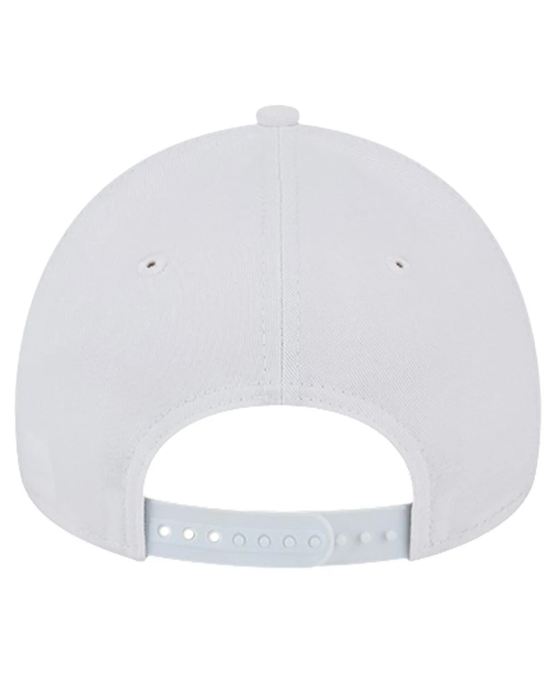 New Era Men's White Los Angeles Angels Tc A-Frame 9FORTY Adjustable Hat
