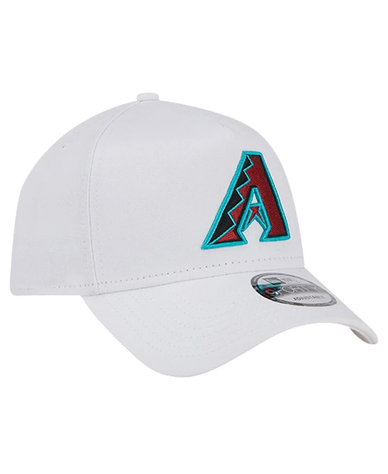 New Era Men's White Arizona Diamondbacks Tc A-Frame 9FORTY Adjustable Hat
