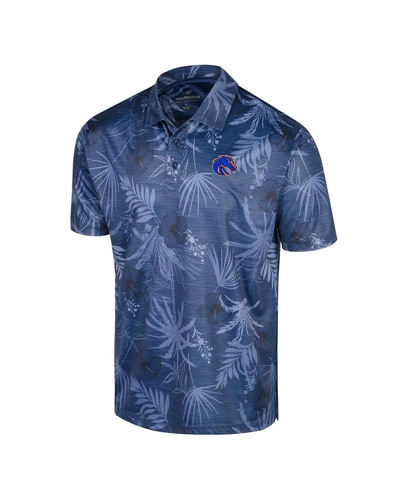 Colosseum Men's Royal Boise State Broncos Palms Polo Shirt