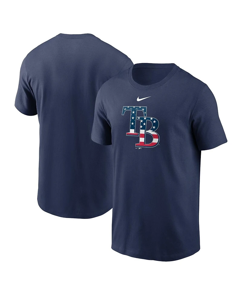 Nike Men's Navy Tampa Bay Rays Americana T-Shirt