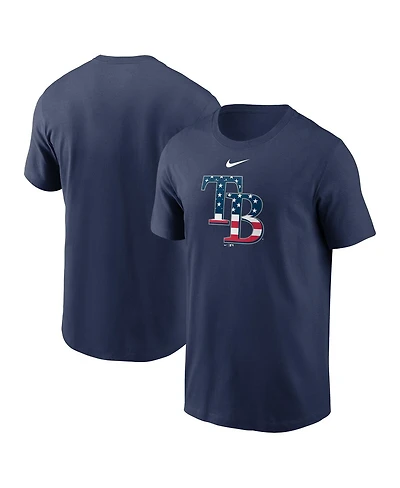 Nike Men's Navy Tampa Bay Rays Americana T-Shirt