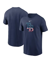 Nike Men's Navy Tampa Bay Rays Americana T-Shirt
