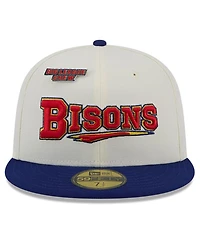 New Era Men's White Buffalo Bisons Big League Chew Original 59FIFTY Fitted Hat