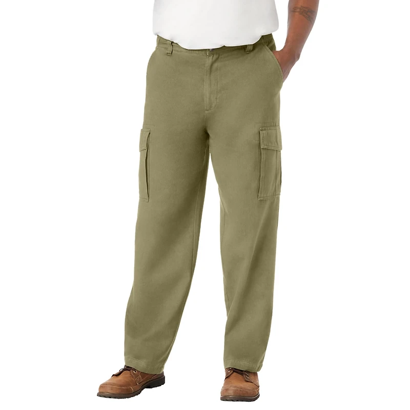 Boulder Creek Big & Tall by KingSize Renegade Side-Elastic Waist Cargo Pants