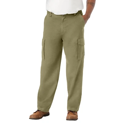 Boulder Creek Big & Tall by KingSize Renegade Side-Elastic Waist Cargo Pants