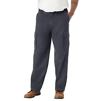 Boulder Creek Big & Tall by KingSize Renegade Side-Elastic Waist Cargo Pants
