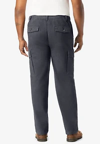 Boulder Creek Big & Tall by KingSize Renegade Side-Elastic Waist Cargo Pants