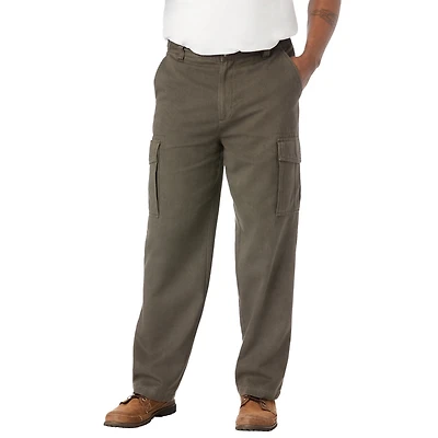 Boulder Creek Big & Tall by KingSize Renegade Side-Elastic Waist Cargo Pants
