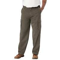 Boulder Creek Big & Tall by KingSize Renegade Side-Elastic Waist Cargo Pants