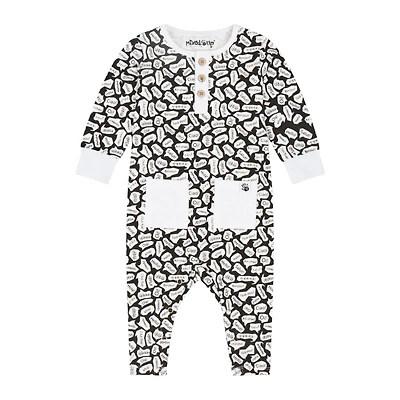 Mixed Up Clothing Infant Long Sleeve Button Front Romper