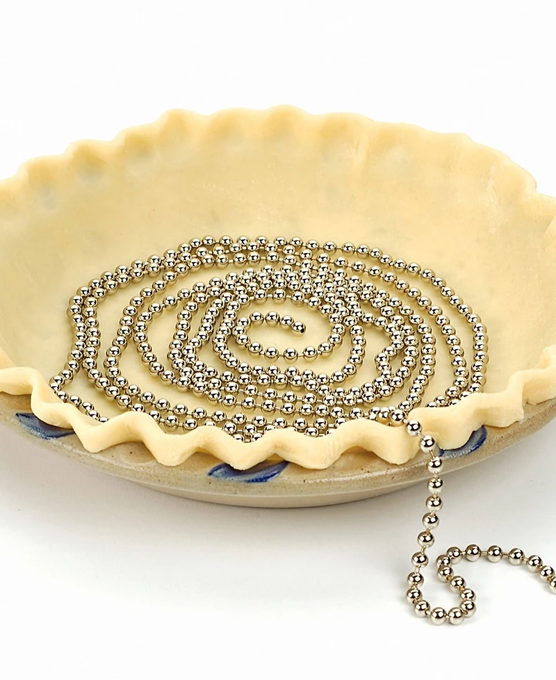 Rsvp International Endurance 18/8 Stainless Steel 10' Length Beaded Pie Chain - 10 Ft