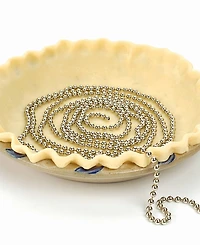 Rsvp International Endurance 18/8 Stainless Steel 10' Length Beaded Pie Chain - 10 Ft