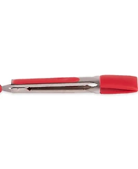 Rsvp International Endurance 18/8 Stainless Steel 10.75" Red Square Silicone Tip Tongs