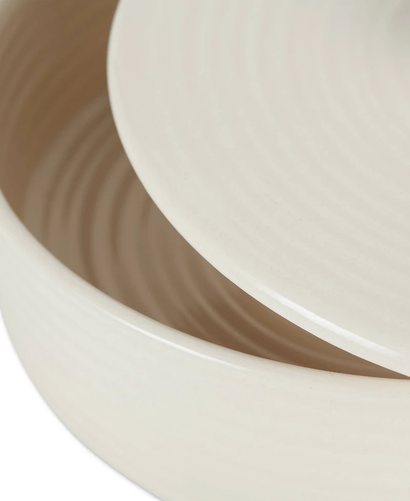 Rsvp International 11" D Stoneware White Tortilla Warmer