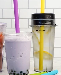 Rsvp International Silicone 6 Piece 10" Smoothie Straw Set