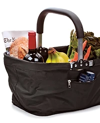 Rsvp International Aluminum Frame 17x11x18" Foldable Market Basket