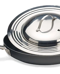 Rsvp International Endurance Stainless Steel Glass 12 Diameter Universal Lid