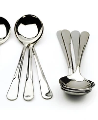 Rsvp International Endurance 18/8 Stainless Steel 8 Piece 6.7" Boxed Set of Soup Spoons