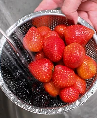 Rsvp International Endurance Precision Pierced Stainless Steel 2 Pint Berry Colander