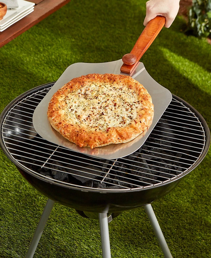 Rsvp International Aluminum Hardwood Folding Pizza Peel Spatula