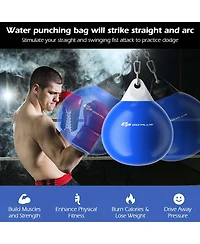 Costway Water Punching Bag 21" 180 Pound Heavy with Adjustable Metal Chain