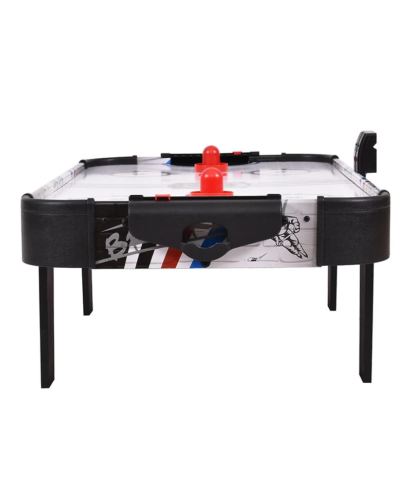 42''Air Powered Hockey Table Game Room Indoor Sport Electronic Scoring 2 Pushers