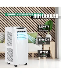 8,000BTU Portable Air Conditioner & Dehumidifier Function Remote